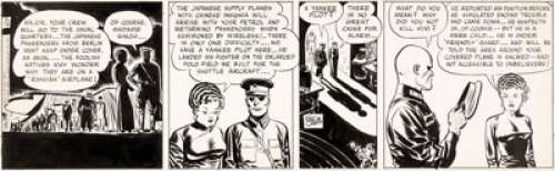 Milton Caniff Terry and the Pirates Daily Comic Strip Original Art dated 4-13-44 (News Syndicate Co, 1944).... | Heritage