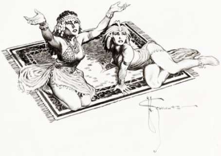  - Mark Schultz Robert E. Howard‘s Conan of Cimmeria Volume 1 (1932-1933) Illustration for "Black Colossus" Original ...