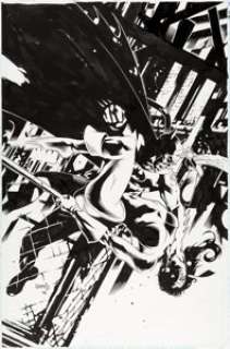  - Tony Harris Batman: Legends of the Dark Knight Cover Original Art (DC,1999)....