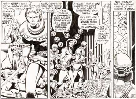 Barry Smith and Sal Buscema Conan the Barbarian #7 Story Page 12 Original Art (Marvel, 1971).... | Heritage