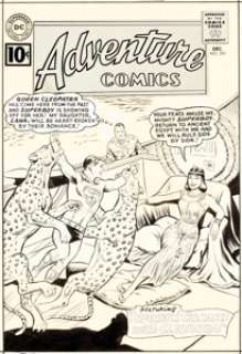  - Curt Swan and George Klein Adventure Comics #291 Cover Superboy Original Art (DC, 1961)....