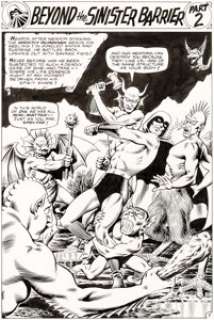 Murphy Anderson Showcase #61 "Beyond the Sinister Barrier!" Part 2 - The Spectre Original Art Group of 10 (DC, 196... (Total: 10 Original Art) | Heritage