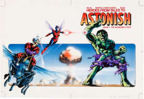  - Ken Steacy Marvel Comics Index #7A "Heroes From Tales to Astonish: Book 1: The Hulk" Wraparound Cover ...