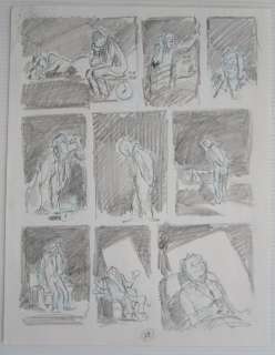 Eisner, Will | Will Eisner - Original Sketch Page 27 - Will Eisner Reader/ Sunset in Sunshine City - Page volante - EO - (1985) | Catawiki