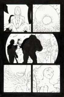Frank Quitely and Tim Townsend New X-Men #126 Story Page 27 Original Art (Marvel Comics, 2002)....