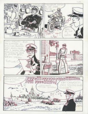 Hugo Pratt | Morgan, planche n°50 | Galerie 9ème Art