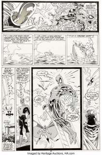 Erik Larsen and Al Gordon The Amazing Spider-Man #327 Story Page 19 Original Art (Marvel, 1989). Spidey -