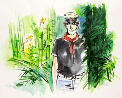 Ruben Pellejero Corto Maltese Le jour de Tarowean, Bamboo Jungle Illustration Originale (2019).... | Heritage
