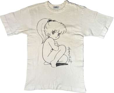 Hideo Azuma Hand-Drawn Illustration Signed T-Shirt | Mandarake (Big Web)