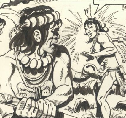 Giolitti- TUROK #110 P. 31, Original Comic Art | Russ Cochran