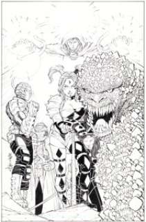 John Romita Jr. And Danny Miki | Suicide Squad #11 Cover Original Art (DC, 2017). | Heritage