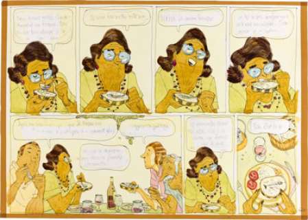 Cyril Pedrosa - Portugal Selon Simon Planche 62 (Dupuis, 2011). Cyril Pedrosa Portugal Selon Simon Original Art Panel Page 62 (Dupuis, 2011).