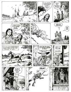 Franz | Lester Cockney, planche originale à l’encre de chine. | Septimus