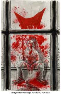 Templesmith, Ben - Ben Templesmith Welcome to Hoxford #1 Retailer Incentive Variant Cover Original Art (IDW Publishing, 2008)....