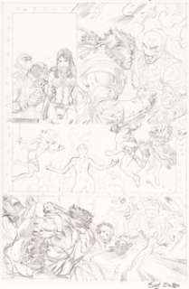 Eaton, Scot - Scot Eaton Uncanny X-Force #13 Story Page 20 Original Art (Marvel, 2011)....