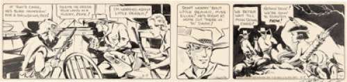 Harman, Fred - Fred Harman Red Ryder Daily Comic Strip Original Art dated 4-5-39 (NEA Service, Inc., 1939)....
