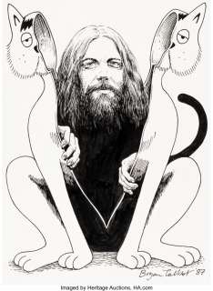 Talbot, Bryan - Bryan Talbot Alan Moore‘s Maxwell the Magic Cat #3 Illustration Original Art (Acme Press, 1987)....