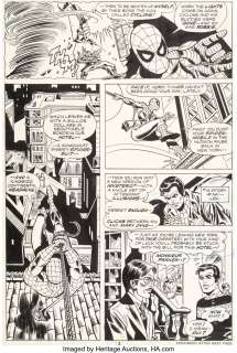 Andru, Ross - Ross Andru, Frank Giacoia, and Dave Hunt Amazing Spider-Man #144 Story Page 3 Original Art (Marvel, 1975)....