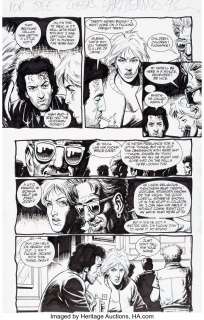 Dillon, Steve - Steve Dillon Preacher #5 Story Page 9 Original Art (DC/Vertigo, 1995)....