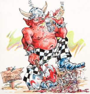 Wilson, S. Clay | S. Clay Wilson Checkered Demon and Victim Inscribed Original Art (2003). ... | Heritage