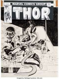 Buckler, Rich - Rich Buckler and Joe Sinnott Thor #230 Hercules Cover Original Art (Marvel, 1974)....