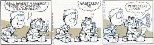 Davis, Jim | Jim Davis Garfield Daily Comic Strip Original Art dated 1-5-88 (United Feature Syndicate, 1988).... | Heritage