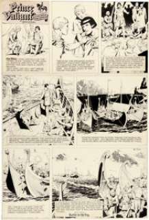 Foster, Hal | Hal Foster Prince Valiant #1092 Sunday Comic Strip Original Art dated 1-12-58 (King Features Syndicate, 1958).... | Heritage