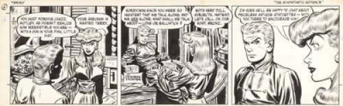 Wunder, George - George Wunder Terry and the Pirates Daily Comic Strip Original Art dated 5-27-48 (News Syndicate Inc., 1948). ...