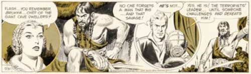 Barry, Dan | Dan Barry Flash Gordon Daily Comic Strip Original Art dated 9-30-75 (King Features Syndicate, 1960’s).... | Heritage