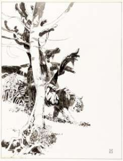 Jones, Jeff Catherine - Jeff Jones Vampirella #34 Illustration Original Art (Warren, 1974)....