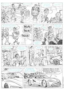 Lot 60 - LUCILE ET L‘INFO, Arnaud Poitevin, tome 1, 2022, planche n°38, encre…