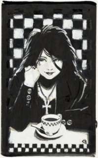 Chris Bachalo - Death: The Time Of Your Life Promo Illustration Original Art (DC, 1996)....