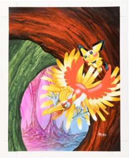 Roko | Super Game Power Magazine #79 Pokémon Gold & Silver Original Magazine Cover Art (Nova Cultural, 2000). | Heritage