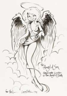 Larry Welz - The Angel of Sex Illustration Original Art (1994). | Heritage
