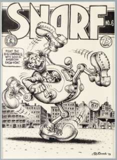 Robert Crumb - SNARF #6 Cover Original Art (Kitchen Sink Press 1976).