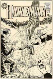 Murphy Anderson Hawkman #10 Cover Original Art (DC, 1965). | Heritage