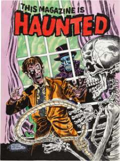 Sheldon Moldoff This Magazine Is Haunted #1 Cover Re-Creation Illustration Original Art (1992). | Heritage