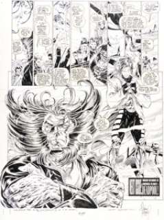 Adam Kubert and Joe Rubinstein Wolverine #87 Double Page Spread 20-21 Original Art (Marvel, 1994). (Total: 2 Original Art) | Heritage