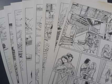 Raimondo, Luca | Raimondo, Luca - 9x tavole originali "Il Cabalista di Praga - tomo 1" - (2010) | Catawiki