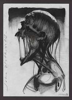 WALKING DEAD PRODUCTION ART JOHN WATKISS: ZOMBIES Issue #3 Preliminary Sketch