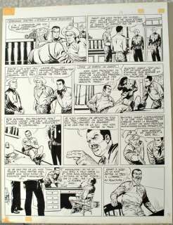 Forton, Gérald | Forton, Gérald - Planche originale - Bob Morane T4 - La Vallée des crotales - (1964) | Catawiki