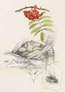 Brian Froud - Goblins and Fairies Illustration Original Art (1977).