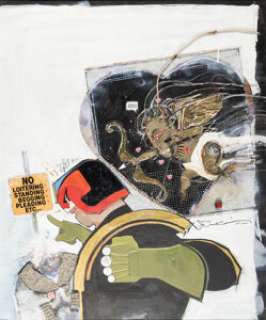 Bill Sienkiewicz Judge Dredd #19 Cover Original Art (Titan, 1987).