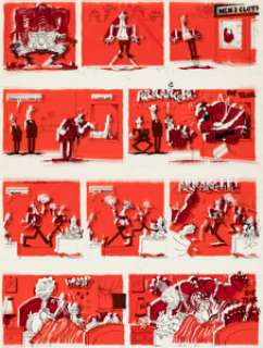 Don Martin MAD #221 "Don Martin Looks at... The Hulk" Story Pages 3-4 Original Art (EC, 1981). (Total: 2 Items)