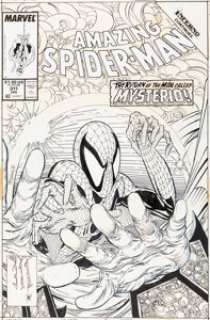 Todd McFarlane The Amazing Spider-Man #311 Mysterio Cover Original Art (Marvel, 1989).
