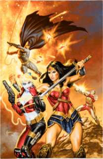 Joe Jusko Justice League vs. Suicide Squad #1 Variant Cover Original Art (DC, 2016).