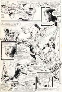 Billy Graham Jungle Action #17 Black Panther vs. Killmonger Story Page 16 Original Art (Marvel, 1975).
