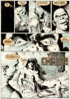 Val Mayerik The Savage Sword of Conan #91 "The Chain!" Complete 10-Page Story Original Art (Marvel, 1983). (Total: 10 Original Art)