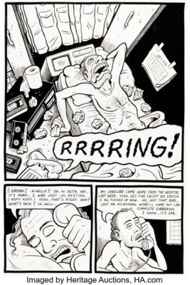 Joe Matt Peepshow #5 Story Page 1 Original Art (Drawn & Quarterly, 1993).