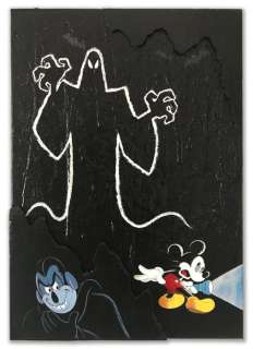 Roberto Ronchi | Mickey Mouse, Phantom Blot - "Art of Darkness" (2023) | Catawiki